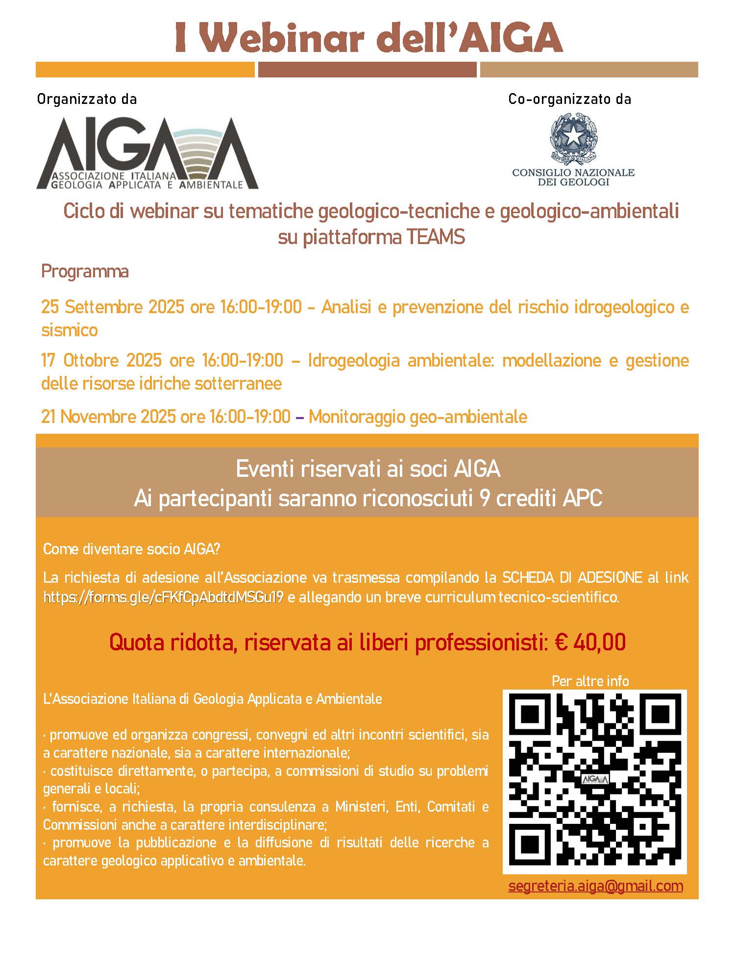 Locandina webinar